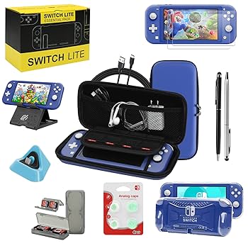Nintendo Switch Lite 青 ブルー　ACアダプター　ケース付き 楽天市場】【送料無料】Nintendo Switch カバー ケース レザー